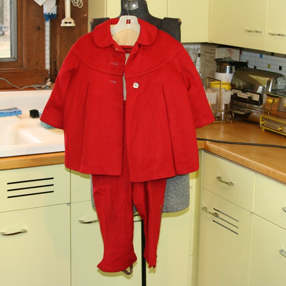 Winter Girls Jacket & Pants Set Vintage
